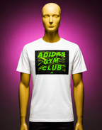Adidas gym club graphic training tee
